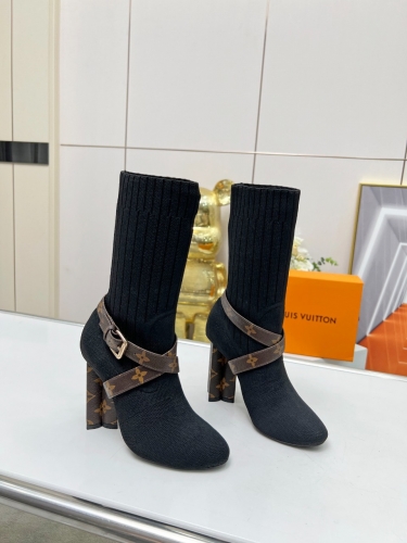 No.58833 lv socks boots 10cm heels size 35-41