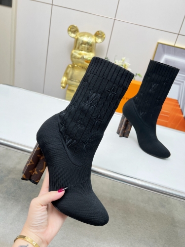 No.58835 lv socks boots 10cm heels size 35-41 58834 58833