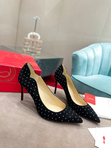 No.58916 CL high heels shoes flat 6.5cm 8.5cm 10cm size 34-42