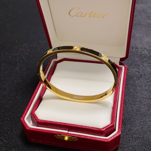 No.91677   Cartier Golden Black Bracelet Imported precision color preservation 18k Narrow version 2024/12/7