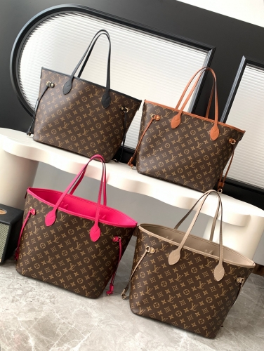 No.57273 M12257 M12096 32*29*17cm (31x28 x14cm) Convertible chip Shopping Bag MM NEVERFULL M11964 M12061 58742 57349