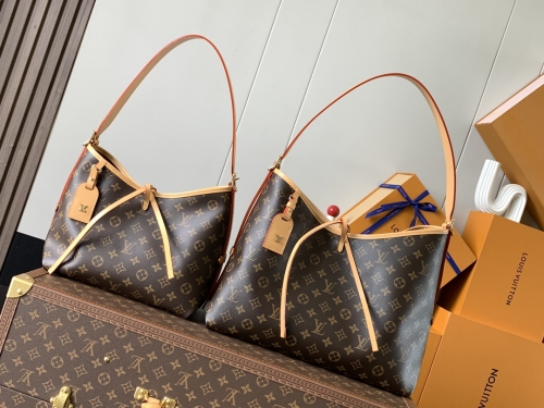 No. 53189  M46197   39*30*15cm   M46203    29*24*12cm   Carryall handbag, Monogram canvas + Leather