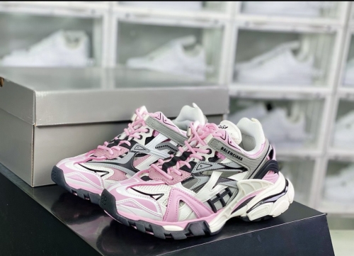 No.59209 balenciaga track 4 2 sneakers beigegreypurple size 35-46