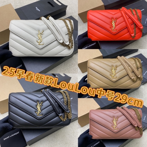 No.59215 2025 envelope loulou bag,small 821749 20×12×6cm, MM 801437 24×14×7cm, big 801439 29×17×8cm