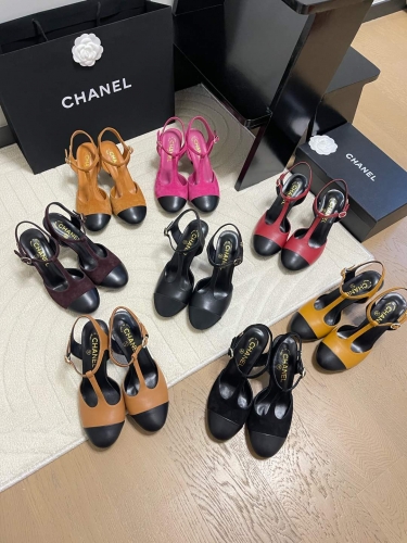 No.65211     Chanel Imported leather upper, sheepskin lining for foot pads, original hardware buckle Size:35-39   2025.3