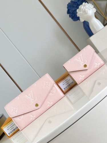 No.57462      M14229    12*9.5*2.5cm         M14000    19*10.5*2cm  Monogram Empreinte leather Pink silk screen printing