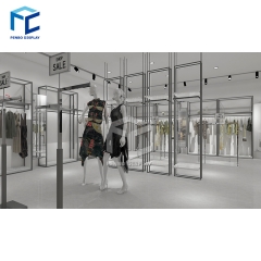 NEW product high quality women clothes shop interior design