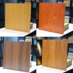 Synchronized melamine faced plywood board