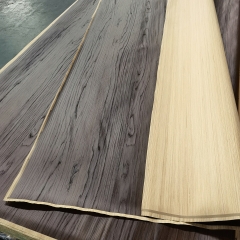 Synchronized melamine laminated veneer