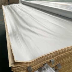 Decorative Veneer Laminated Wood Veneer Malemine Paper DR-LVP001 Frosty white