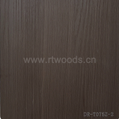 DR-T075Z-1 RT Synchronized laminated veneer paper for plywood mdf chipboard