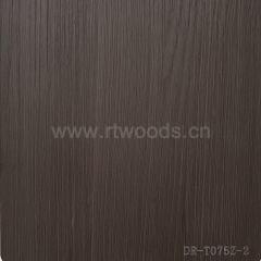 DR-T075Z-2 RT Synchronized laminated veneer paper for plywood mdf chipboard