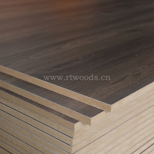 18mm Synchronized Mdf Board Slat wall Panel Melamine Mdf