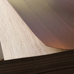 1.3mm Melamine Recon Veneer Plywood Laminated Plywood Melamine Finish