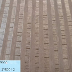 Italy Design Wood Grain 3D Synchronized Melamine MDF Board and Moisture Resistant Options for Custom Furniture