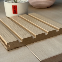 Wall Panel MDF Slatted Noise Reduction Wood Acoustic Panel for Meeting Spaces
