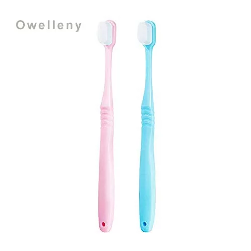 Owelleny 2 Pack Ultra Soft Toothbrush Specially designed for Sensitive Teeth