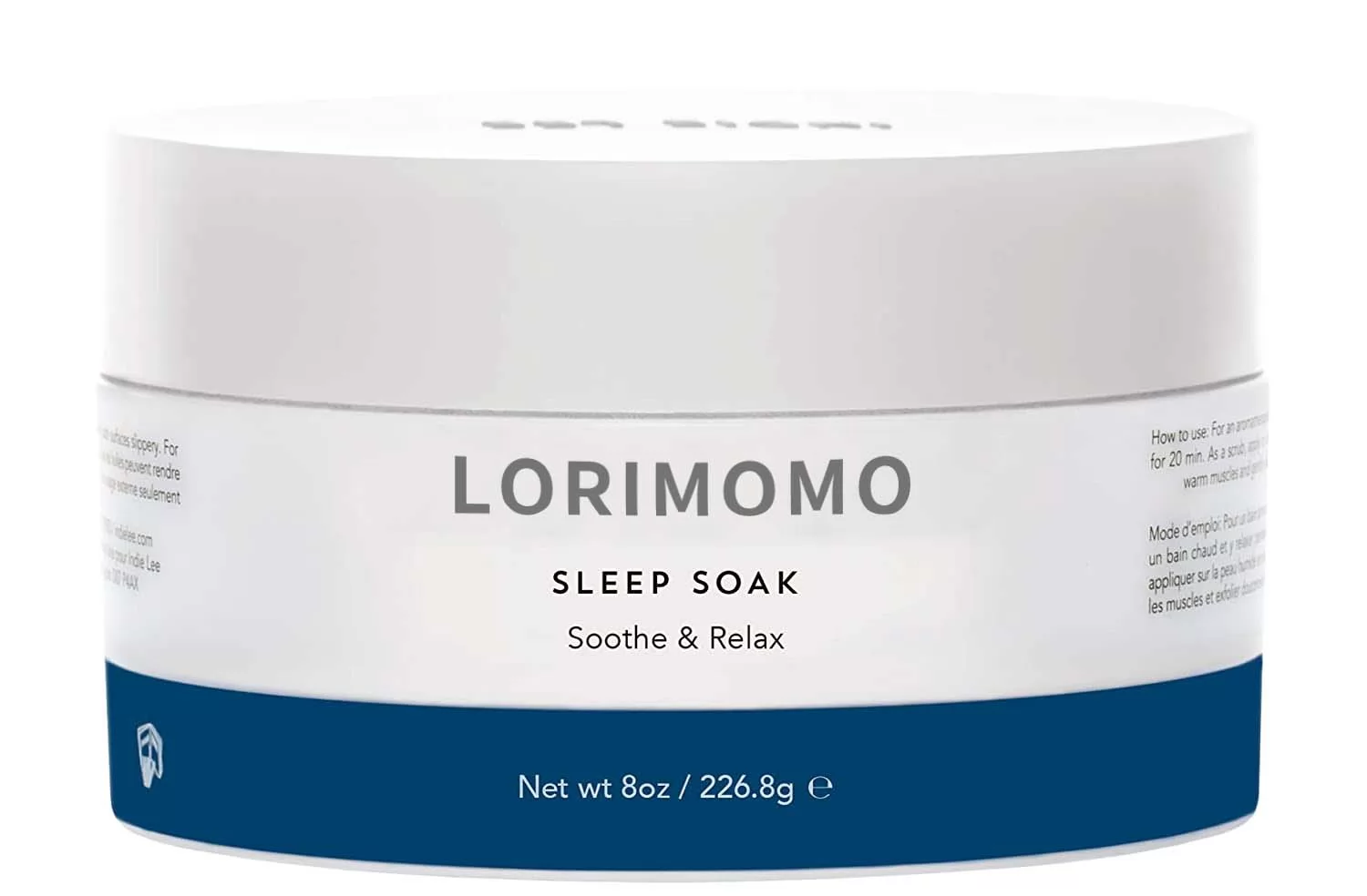 LORIMOMO Energizing Body Salt Scrub | Dead Sea Salt Scrub with Essential Oils, Chamomile + Lavender for Calm, Soothed Skin(8oz / 226.8g)