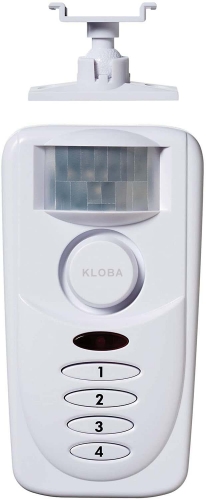 KLOBA Wireless Motion Sensor Home Security Burglar Alarm with Loud 120 dB Siren and 120 Degree Wide Angle Detection