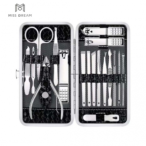 M MISS DREAM Manicure Set Nail Clippers Pedicure Kit - Stainless Steel Manicure Kit (18-nail kit)