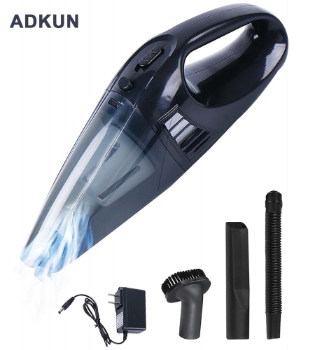 ADKUN Handheld Vacuum with 2 Different Attachments and A Large Capacity Dust Collection Cup, Cordless Mini Vacuum for Home Car Pet Hair