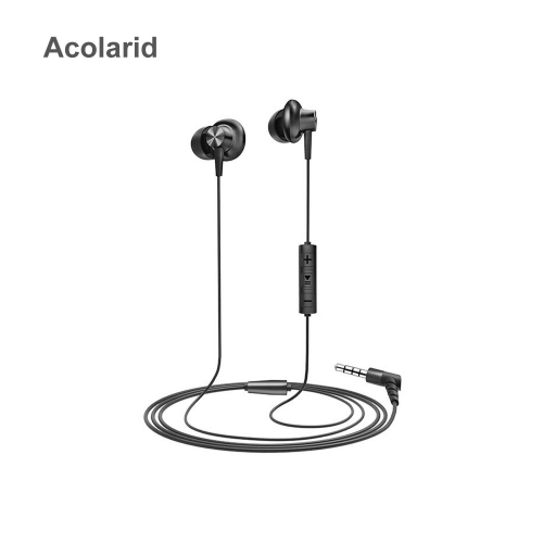 Acolarid in Ear Headphones Wired Earphones with Microphone & Button Control & Volume Control