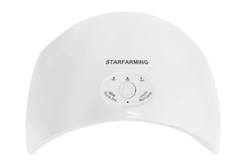 STARFARMING USB Nail Lamp Portable Nail Phototherapy Lamp Extra Bright Nail Dryer for Fingernail and Toenail Nail