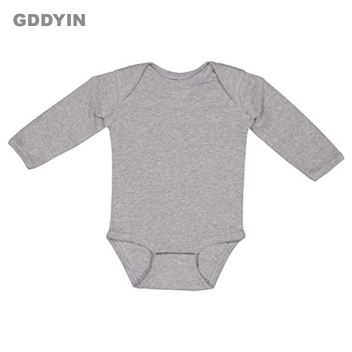 GDDYIN Baby Soft Cotton Long Sleeve Bodysuit, Solid Colors Baby bodysuits, 100% cotton