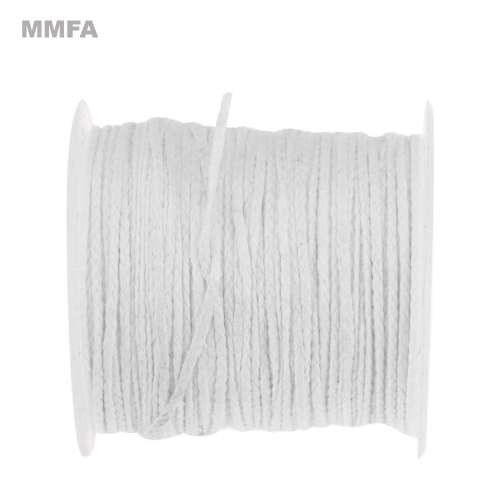 MMFA Cotton Wicks for Candle Making, Spool of Cotton Braid Candle Wick, 61M for Candle Making DIY Lovers Home for DIY Oil Lamps