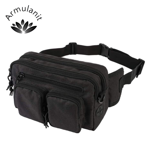 Armulanit Waist Bag for Unisex Belt Shoulder Bag Hiking Workout Outdoor Fashion Fanny Pack