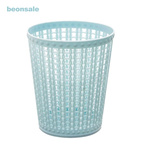 beonsale Dust Bin Without Lid Desktop Plastic Dust bin Mini Garbage Paper Basket for Living Room Bedroom Office Dormitory Bin