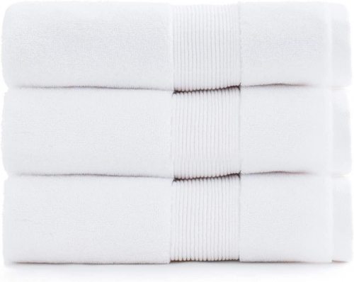 XFRoa Set of 3 Hand Towels Set 100% Cotton Hand Towel Ultra Absorbent & Soft Towels for Bathroom Hotel Spa