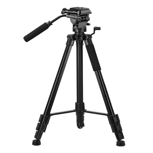 Ovicee Camera Tripod, 73 inch Tripod for Camera 10 lbs Loads with Fluid Head, 2 Quick Release Mounts and Tablet & Phone Mount