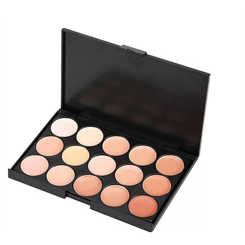 DOIUCRO 15 Colors Makeup Palette Contouring Kit Cream Concealer for Party Wedding Professional and Daily Use