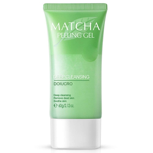 DOIUCRO Face Exfoliating Beauty Gel Matcha Peeling Gel Facial Scrub Moisturizing Cleanser Nourishing Skin Care- 60 ml