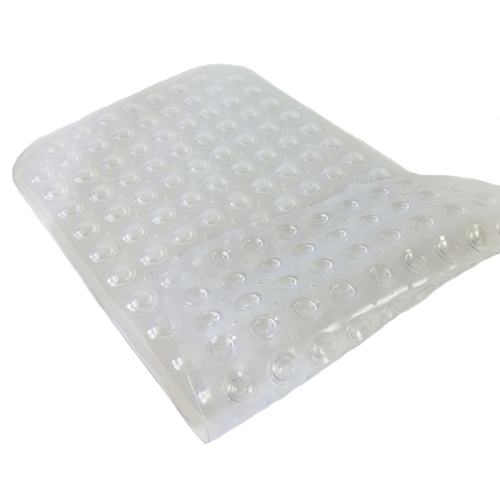 XIWASE PVC Bath Mat with Suction Cup & Drainage Holes Anti-slip Bathroom Floor Mat for Bathroom Home Hotel Gym