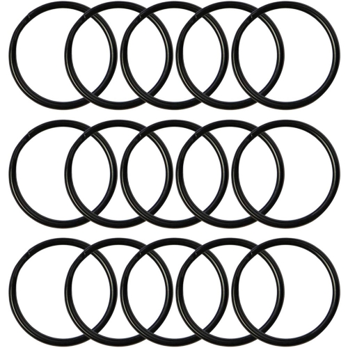 ECOAURORAUS Black Metal Split Rings 100 Pieces 1 inches Key Rings Key Chains for Organizing Home Car Keys