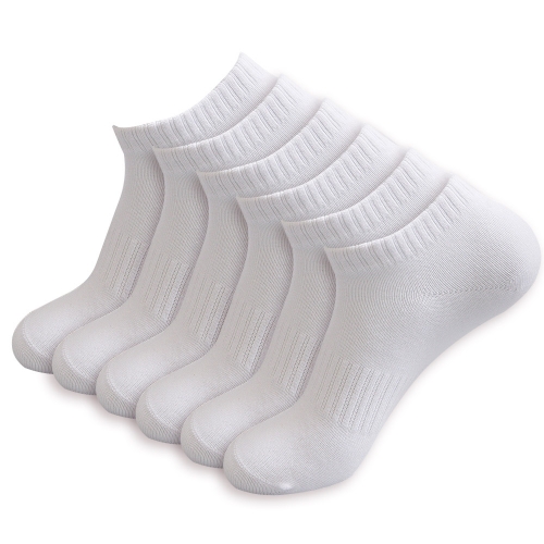 SPIORTX Women's 6 Pack Cotton Socks Low Cut Ankle Socks Moisture Wicking Breathable Athletic Socks