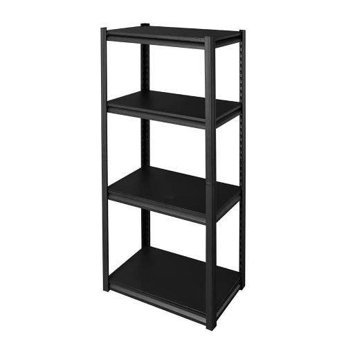 PERLESMITH 4-Tier Storage Shelving Metal Shelves for Storage Adjustable Storage Racks for Living Room Bedroom Kitchen Home Garage Dormitory