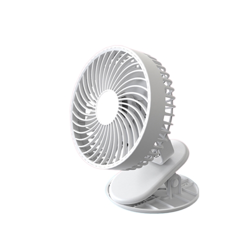 YHL Clip-on Electric Fans Portable Mini Fans with 3 Speed Wind Multi-angle Adjustable Desktop Fans 2200mA Battery Small Electric Fans for Home Dorm