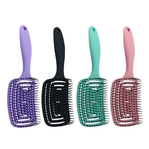 BgioBa Curved Vent Hair Brush Detangling Hair Brush with Soft Bristles Anti-static Massage Hair Brush for All Hair Types