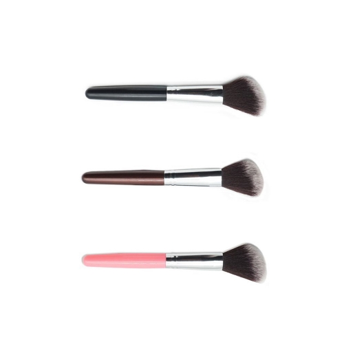 BgioBa 3pcs Slant Makeup Brushes with Synthetic Bristles Soft Foundation Cosmetic Brushes for Loose Powder Liquid Foundation BB Cream