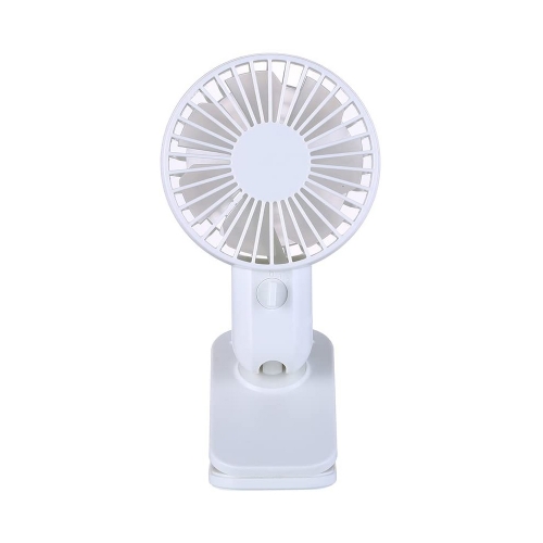 DCDL Electric Clip-on Fan with 2 Speeds Setting 3000mAh Rechargeable Battery Operated Fan Portable Personal Fan for Home Office