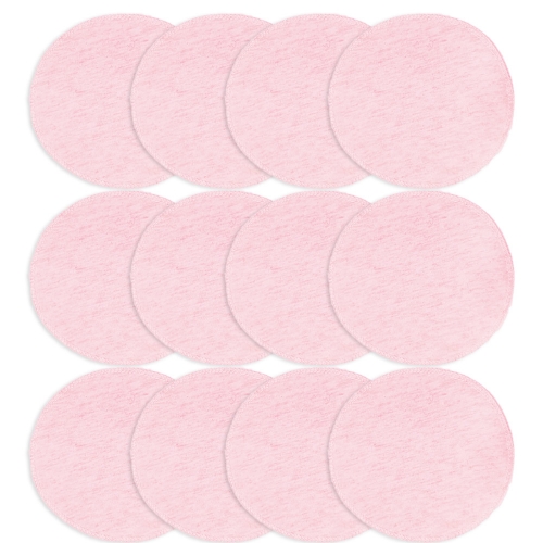 CHARMSECRET Comfortable & Breathable Cotton Breast-nursing Pads Ultra Absorbent Reusable Washable Breastfeeding Pads Nursing Pads- 12 Pack
