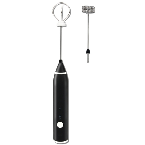 MDH Electric Whisk Milk Frother with 2 Whisks & 3 Speed Setting Portable Mini Egg Beater Stainless Steel Whisk for Egg Coffee Latte Cappuccino