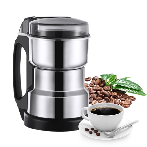 NVN Stainless Steel Coffee Grinder Electric Spice Seed Grinder Smash Machine with 300W Powerful Motor and 8 Super Sharp Blades