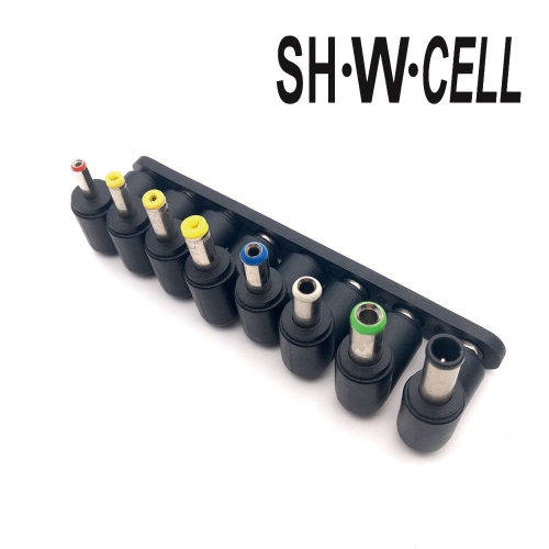 SH·W·CELL 8 Pack Laptop DC Power Adapter 5.5*2.1 mm DC Power Supply Adapter Tips Connector