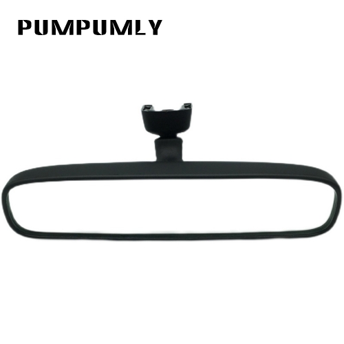 PUMPUMLY Interior Rear View Mirror with Clear Visions Anti-Glare Durable Rearview Mirror Universal Fit Easy Installation, Black