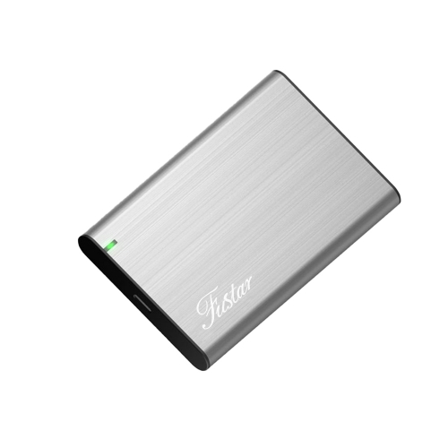 FUSTAR Removable External Hard Drive with Computer Backup Systems Automatic Backup Ultra Slim Potable Hard Drive for PC, Laptop, Mac, Silver