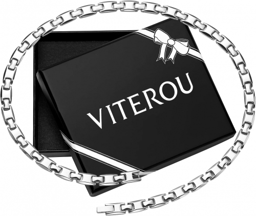VITEROU Magnetic Necklace for Women Stainless Steel Magnetic Jewelry for Women Mom Girlfriend